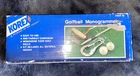 Korex Golf Ball Monogrammer Press Kit - Initals Stamper Set Used. Price: $13.33.