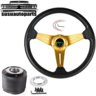 14INCH Racing Steering Wheel With Hub Adapter 1984-2004 Ford Mustang Non-gt New. Price: $49.99.