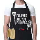 Miracu Funny Cooking Aprons For Women, Dad Gifts One Size, Black New. Price: $23.74.