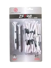 Zero Friction Tour 3-PRONG Golf Tees (3-1/4 Inch, White, Pack 30) New. Price: $12.92.