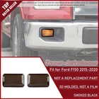 Smoked Black Front Fog Light Lamp Decor Cover Trim Guard Ford F150 2015-2020 New. Price: $24.99.