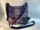 Maccessori Harris Tweed & Vegan Lether Satchel Bag Adjustable Cross Body Strap New. Price: $118.00.