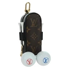 Louis Vuitton Monogram Golf Andrews Ball Case GI0826 Lv Auth LNZ550M Used. Price: $671.16.