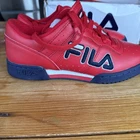 Fila Original Classic Fitness Sneakers Low Red/navy-blue (toddlers) Size 5 New. Price: $75.00.