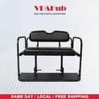 Vpahub Golf Cart Rear Flip Seat For Yamaha Drive 2017+ Models, Black Cushions New. Price: $275.99.