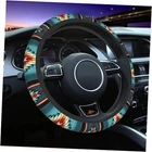 Southwest Native American Tribal Steering Wheel Cover For Women Black New. Price: $26.86.
