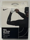 Mens Nike Dri-fit Uv Solar Golf Sleeves Black Adult Size / Xl New. Price: $24.99.