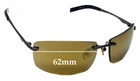 Sfx Replacement Sunglass Lenses Fits Callaway Golf Eyewear C430 Gn - 62MM Wide New. Price: $44.99.