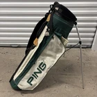 Ping Karsten Stand Bag 90S Usa Vtg Golf Green White L8 Hoofer Lite Sunday 4 Way Pre-owned. Price: $250.00.