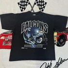 Atlanta Falcons Nfl Football Team Black T-shirt Remake Tee Helmet HN4659 New. Price: $29.99.
