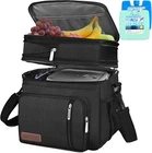 Miycoo Lunch Bag & Box For Women Double Deck - Leakproof 15L, Black New. Price: $40.49.