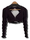 Fetico Stripe Knit Short Cardigan Rayon Size FTC242-0711 Women 6024 Pre-owned. Price: $284.99.