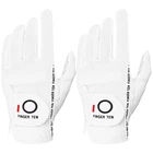 Finger Men's Golf Gloves For Right Left M/large-worn On Hand, White New. Price: $25.40.
