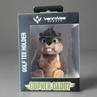 Vannyvee Sports Gopher Caddy Golf Holder W/ 8 Wooden Tees - Clips To Bag New. Price: $27.99.