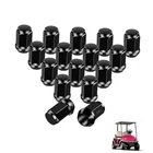 Golf Cart Wheel Lug Nuts, Chrome For Ezgo Club Black New. Price: $27.53.