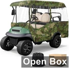 10L0L 4 Passenger 86" Extended Roof Golf Cart Enclosure, Green Camo New. Price: $77.69.