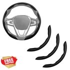 Aotoyou Carbon Fiber Steering Wheel Cover Matte Black New. Price: $44.99.