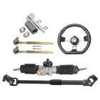 Go Kart Steering Wheel Assembly Tie Rod Gear Rack Pinion Shaft Set Atv Quad Cart New. Price: $28.99.