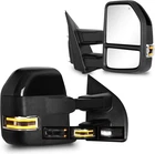 Towing Mirrors 2015-2020 F150 Ford Pickup With Turn Signal Painted Black New. Price: $353.98.