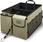 Drive Car Trunk Organizer Collapsible, Multi-compartment Automotive Tan New. Price: $32.46.