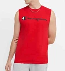 Champion Classic Script Logo Tank Top Muscle Shirt Scarlet Red Mens Size GT22H New. Price: $19.99.