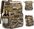 Picnic Backpack Cooler - 54 Cans Large Soft Camo Lunch Bag Insulated New. Price: $66.99.