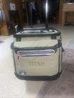 Titan Deep Freeze 60 50+10 Can Wheeled Cooler Collapsible Rolling Nwt!! New. Price: $74.99.