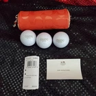Coach Ny 3 Branded Golf Ball Set With Orange & Tan Carrying Case. New W/tags.. Price: $65.00.
