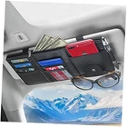 Xinliya Car Sun Visor Organizer, Leather Storage Pocket Pouch Black New. Price: $13.75.