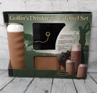 Golfer's 4 Piece Drinkware & Towel Gift Set By Castle Bay New. Price: $8.99.