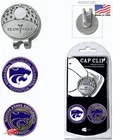 Team Golf Ncaa Kansas State Wildcats Cap Clip With Magnetic Ball Markers New. Price: $30.99.