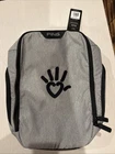New Ping Textured Grey Zippered Golf Shoe Bag Breathable Bottom. Price: $29.99.