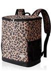 Wolka Leopard Pattern Insulated Cooler Backpack - Travel Ready, New Box. Price: $25.00.