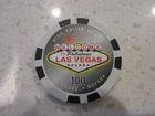$100 High Roller Casino Chip Las Vegas Nevada Rare! Black On White + Free Used. Price: $8.05.