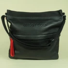 Ghost Golf Messenger Bag Mens Black Genuine Pebble Grain Leather Pre-owned. Price: $56.99.