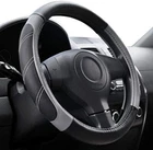 Elantrip Leather Large Steering Wheel Cover 15 1/2 - 16 Inch, Black And Gray New. Price: $15.98.