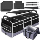 Car Trunk Organizer With Portable Leak Proof Cooler Bag, 3 Compartments Colla... New. Price: $66.85.