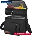 Miycoo Lunch Bag & Box For Women, Double Deck Leakproof Insulated Soft New. Price: $34.49.