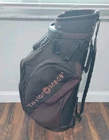 Vintage Taylormade Deluxe Staff Cart Golf Club Bag Rain Cover Black Copper Brown Pre-owned. Price: $75.00.