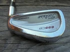 Titleist 695 Cb Forged Single Iron Golf Club Right Hand Steel Gold Shaft Used. Price: $30.00.