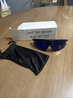 Golf Ball Finder Sport Blue Lens Black Frame Uv Sunglasses Soft Case New. Price: $22.49.