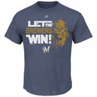 Milwaukee Brewers Star Wars Chewbacca Let The Team Win T-shirt Majestic Small New. Price: $25.97.