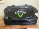 Callaway Golf Black Leather Travel Shoe Tote Never Used New. Price: $39.99.