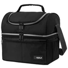 Insulated Lunch Bag For Men Double Deck Soft Cooler Tote Leakproof Box New. Price: $19.99.