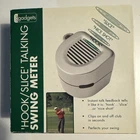 Golf Gadgets Hook/slice Talking Swing Meter SC1712TI Electronic Coach New. Price: $20.00.