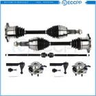 Front Tie Rod End Wheel Hub Bearing Cv Axle Shaft For 2007-2013 Gmc Sierra 1500 New. Price: $252.61.
