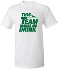 New York Jets Sam Darnold This Team Makes Me Drink Le'veon Bell T-shirt. Price: $23.98.