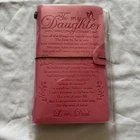 Prstenly Daughter Gifts Leather Journal, 140 Law, Pink New. Price: $15.99.