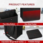 Yssoa Foldable Car Trash Can With Storage Pockets Garbage Black Used. Price: $15.38.