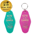 Mikovivi 2PCS Camping Keychain, Plastic Camper Medium, Pink, Cyan New. Price: $9.61.